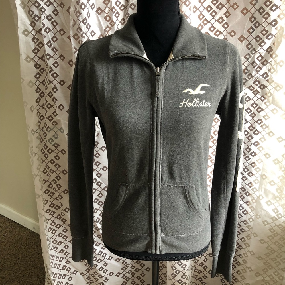 Hollister zip up jogger